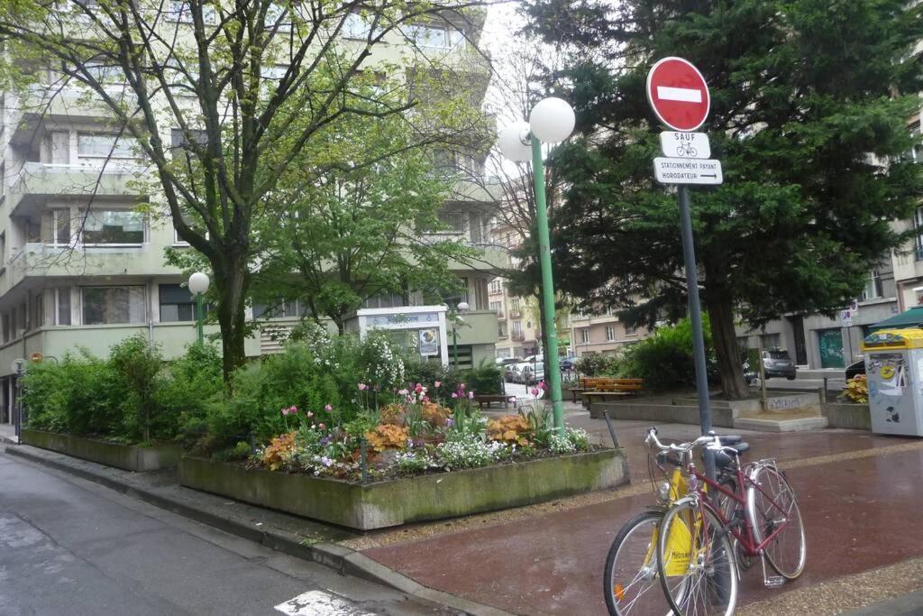 Bel Appartement Charme Ancien Dans Quartier Anime Grenoble Eksteriør billede